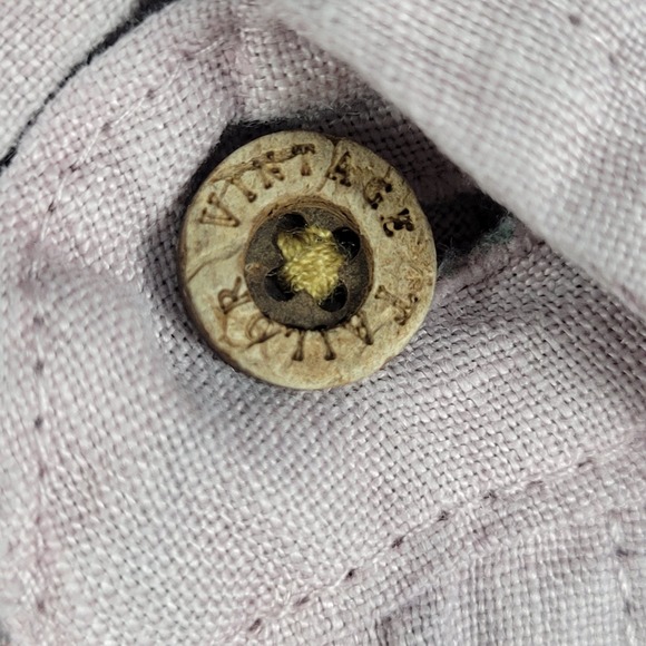 Tailor Vintage Shirt Men's Size XL Purple 100% Linen Button Down Long Sleeve EUC - Picture 5 of 12